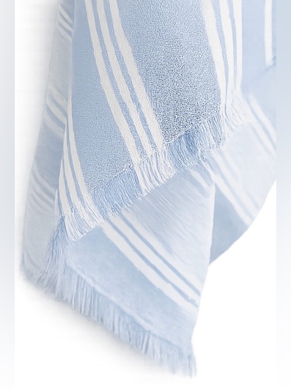 Nordstrom  Blue & White Striped Gauze Ruana Cover-Up | One Size | NWT 💙🏝️ - Picture 7 of 8